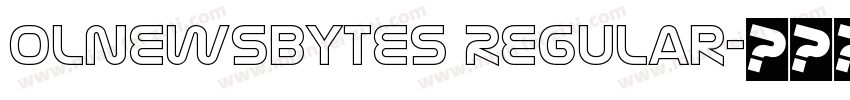 OLNewsbytes Regular字体转换